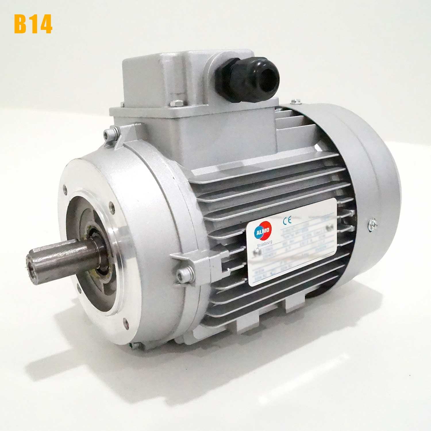 Moteur électrique triphasé 230/400V 3 kW 1500 tr/min - MH3100LX4B14 Alu Bride B14