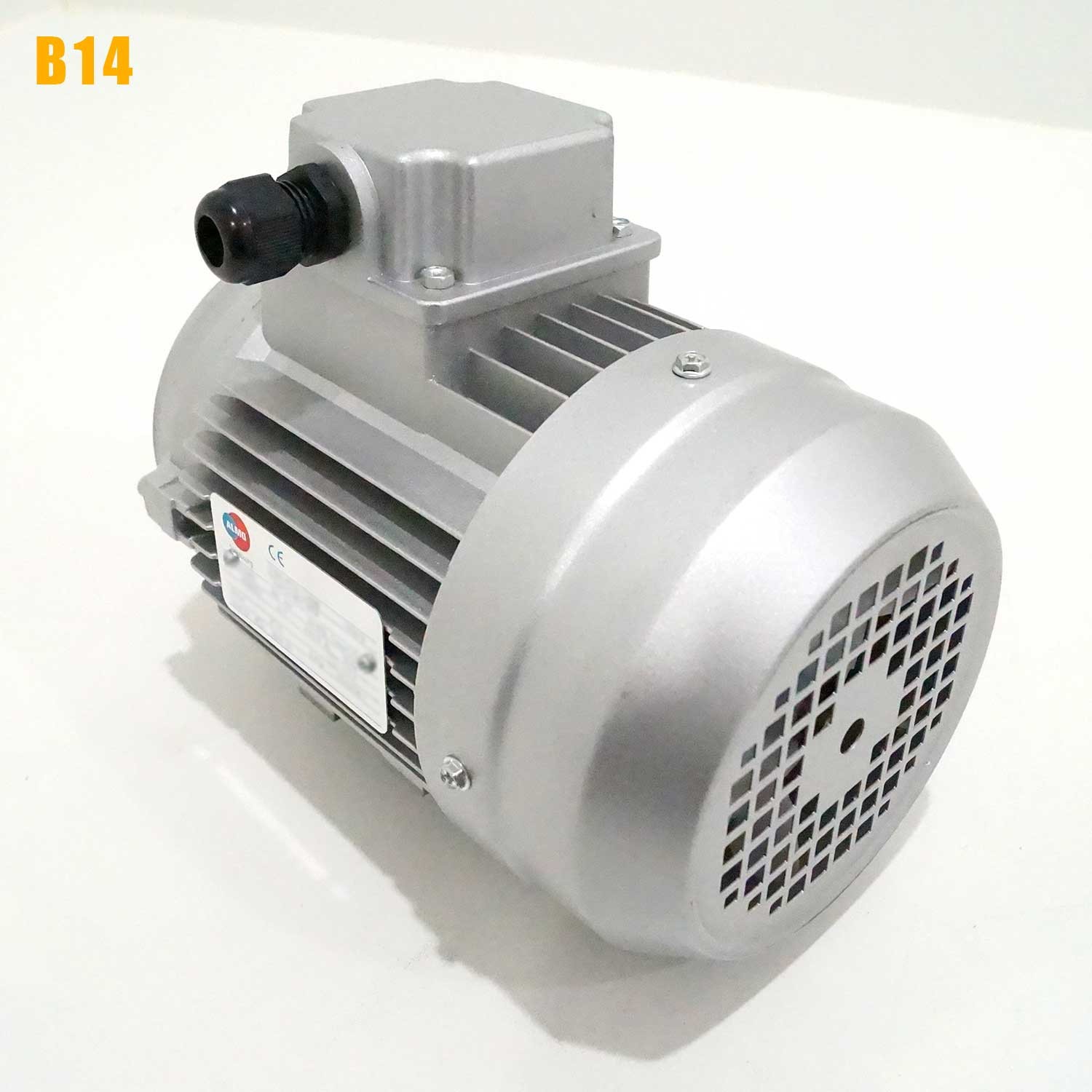 Moteur électrique triphasé 230/400V 4 kW 1500 tr/min - MH3112M4B14 Alu Bride B14