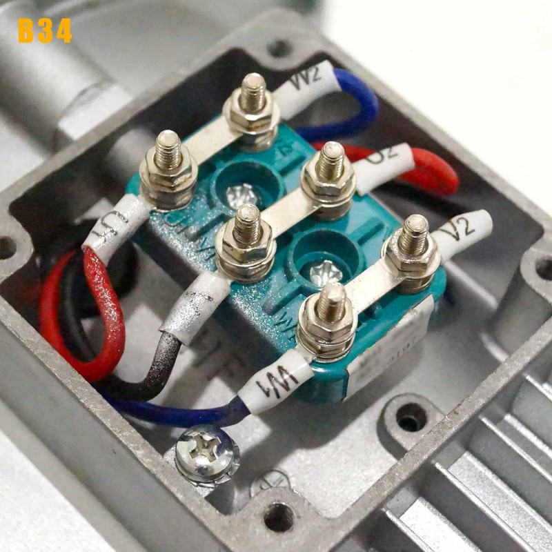 Moteur électrique triphasé 230/400V 7.5 kW 1500 tr/min - MH3132M4B34 Alu Bride B34