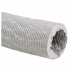 Gaine de ventilation en tissu fibre de verre revêtue de PVC Ø180