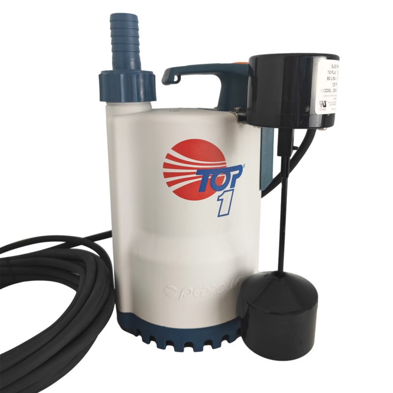 Pompe de Relevage 220v Pedrollo TOP 1 GM Eau de Pluie Flotteur Vertical 4.8 m3/h 0.25 kW