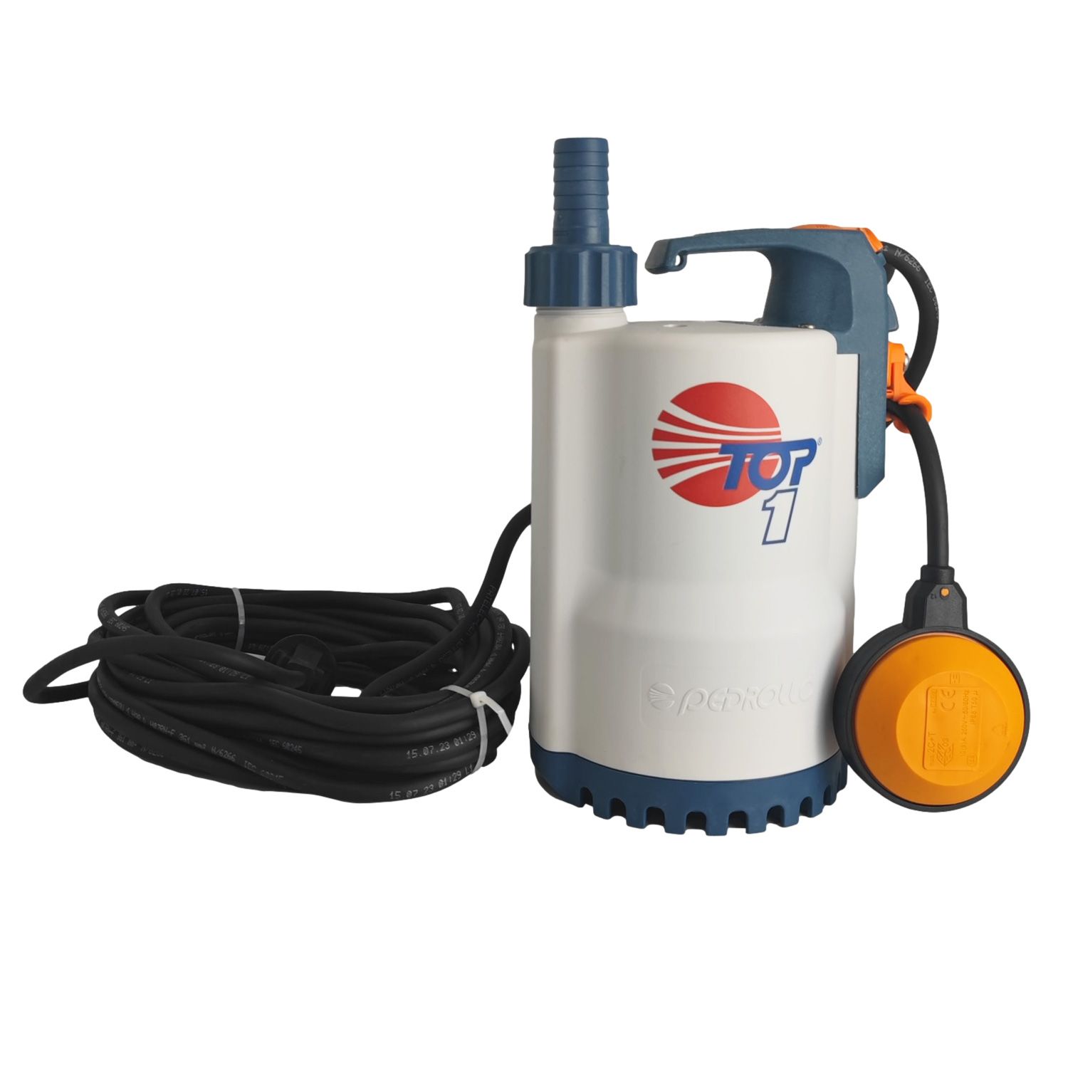 Pompe de Relevage Pedrollo TOP 1 Eau de Pluie avec Flotteur Mono 4.8 m3/h 0.25 kW