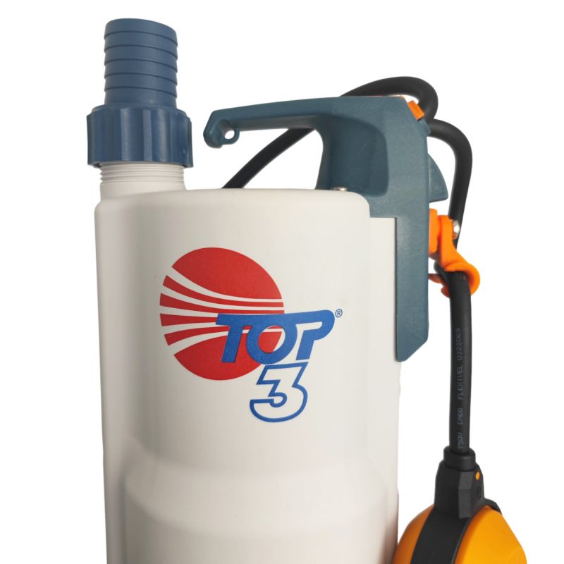 Pompe de Relevage Pedrollo TOP 3 Eau de Pluie Flotteur intégré 220v 9.6 m3/h 0.55 kW