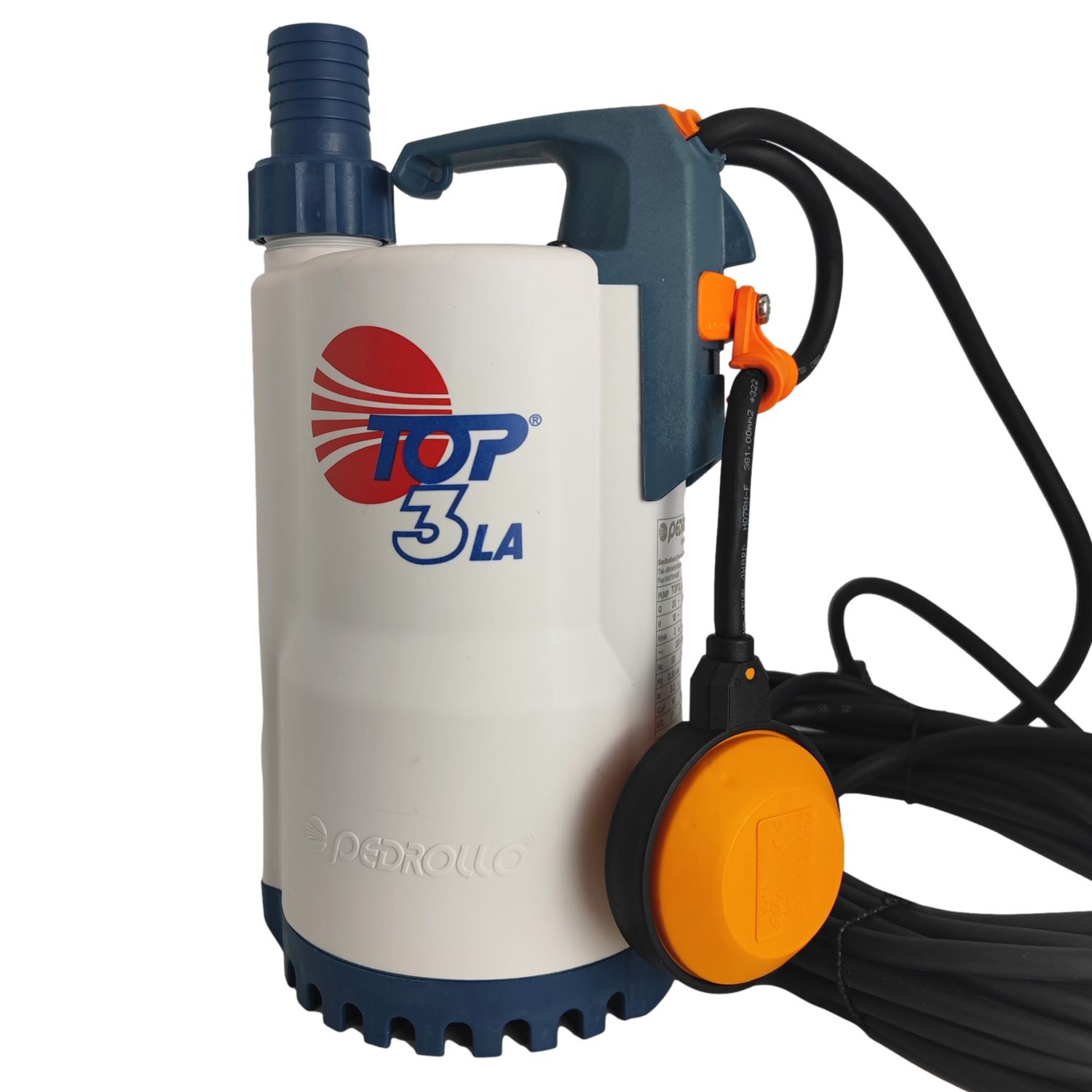 Pompe de Relevage Pedrollo TOP 3 LA Eaux Salées Flotteur intégré 220v 9.6 m3/h 0.55 kW