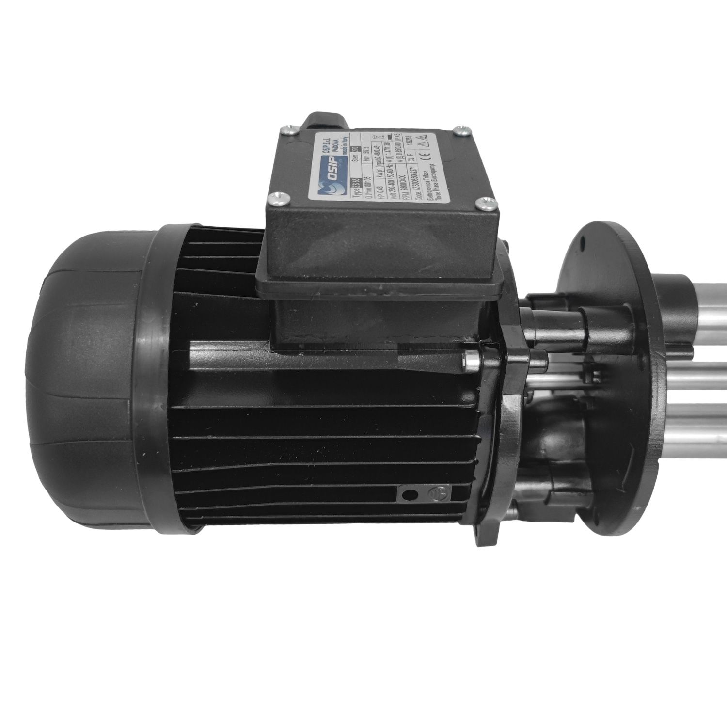 Pompes centrifuge roue ouverte H270mm basse pression 380V - 0.5Kw