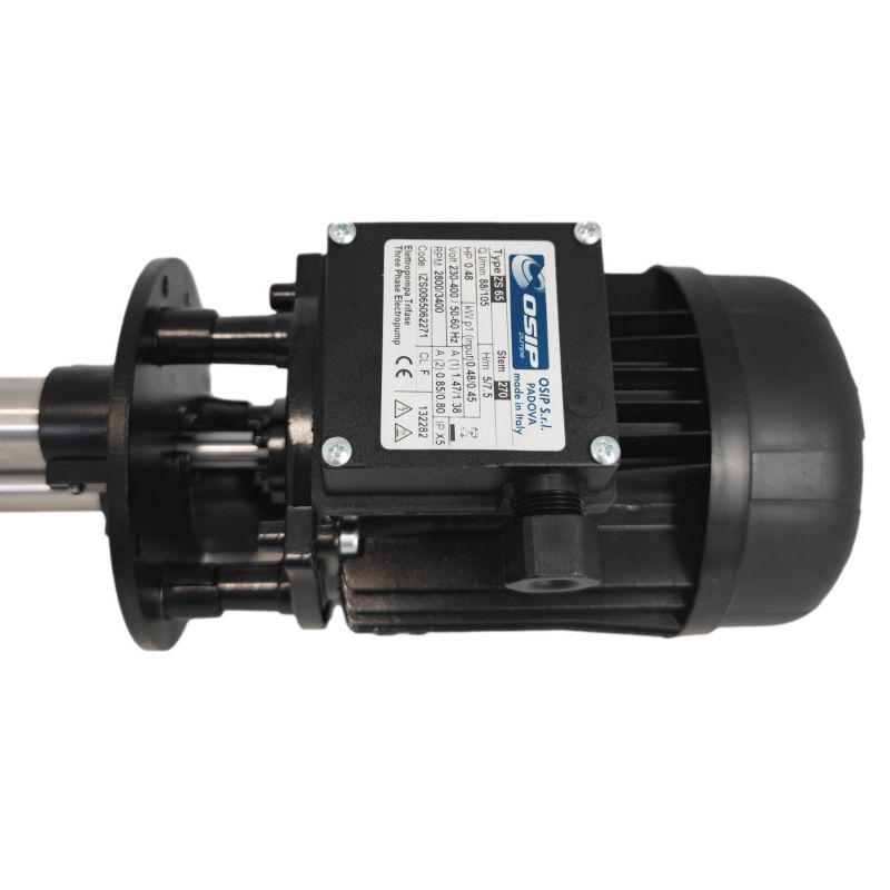 Pompes centrifuge roue ouverte H270mm basse pression 380V - 0.5Kw