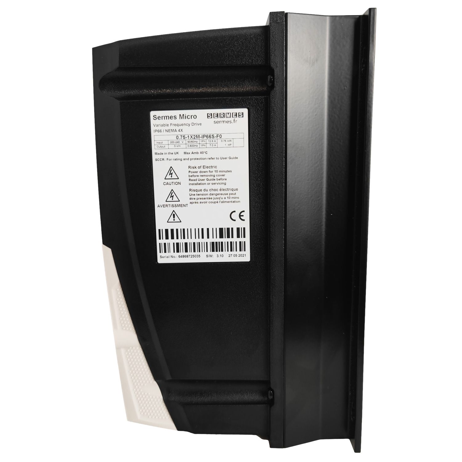 Variateur de vitesse MICRO E/S 400V triphasé 22Kw - 46A - IP66S