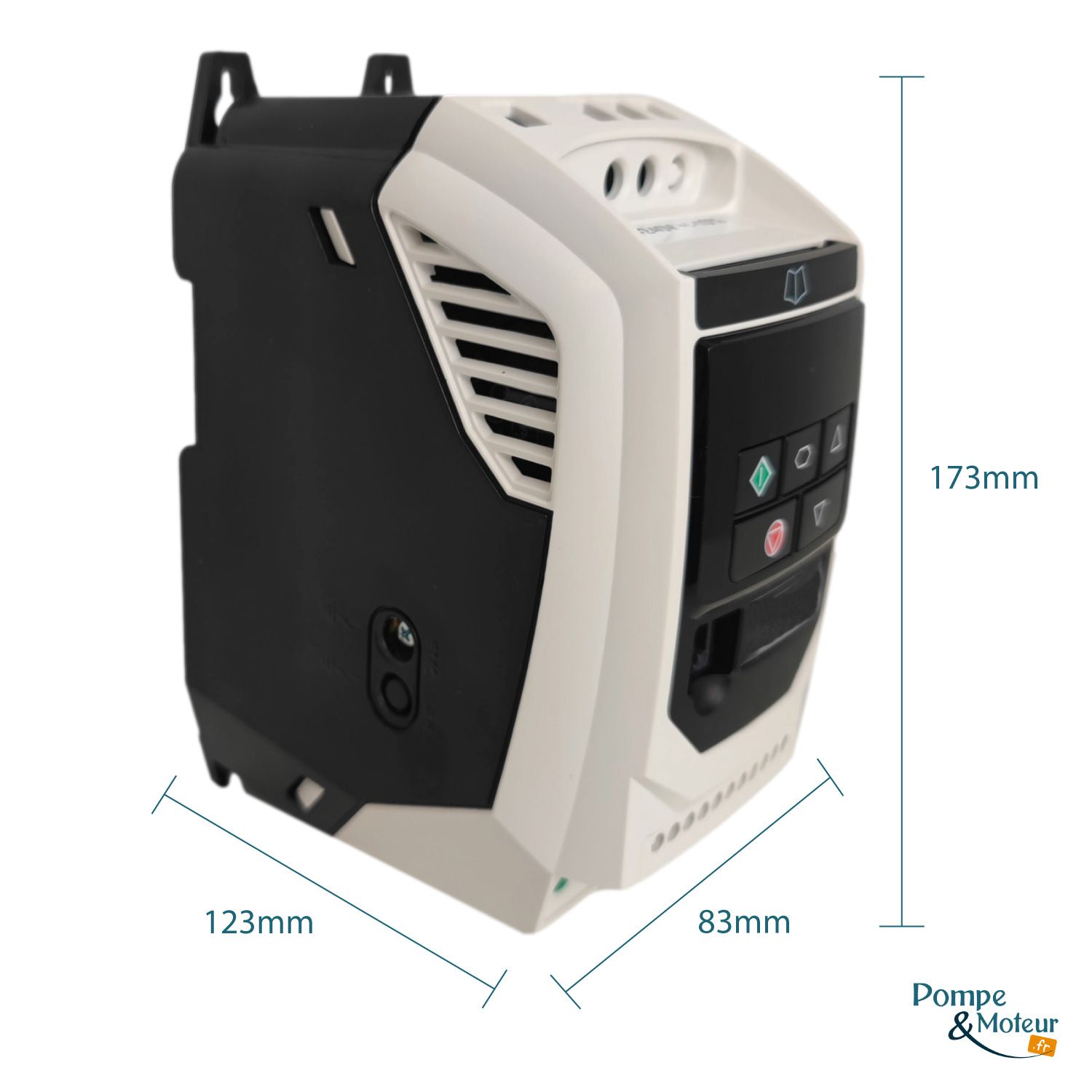 Variateur de vitesse MICRO Entrée 230V monophasé - Sortie 230V triphasé 1.5Kw - 7A - IP20