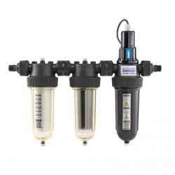 Stérilisateur UV eau potable 40W + filtre charbon actif Cintropur Trio-UV 4100