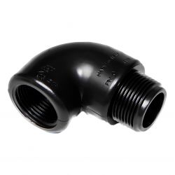 Coude PP 90° mâle-femelle 1''1/4 (33/42)