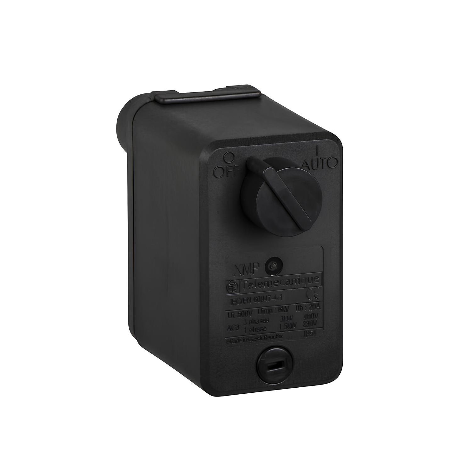 Pressostat compresseur 12 bars TELEMECANIQUE - monophasé et triphasé - 1 sortie - Connecteur rapide