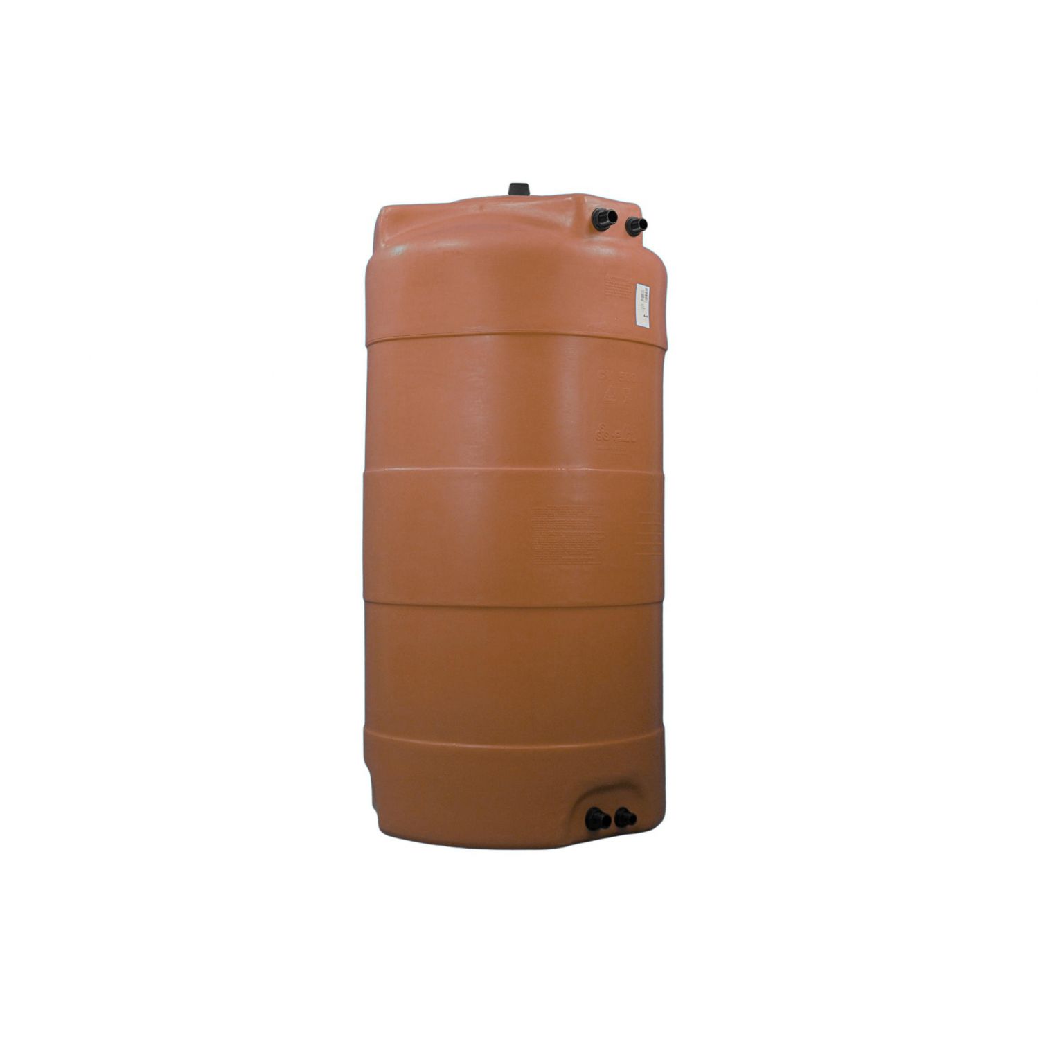 Cuve 750L aérienne de récupération d'eau - Réservoir vertical terracotta - ELBI CV750