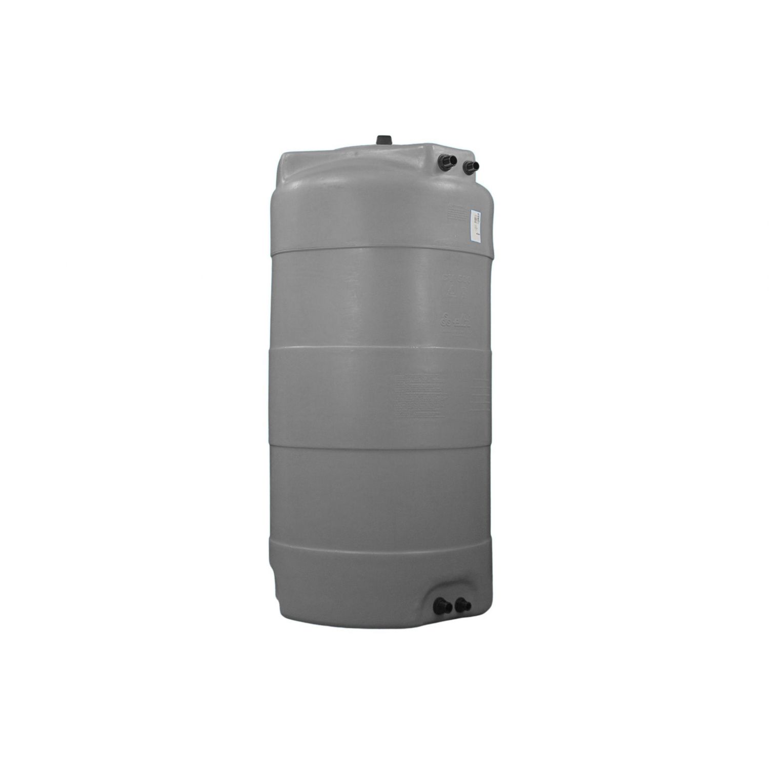 Cuve 3000L aérienne de récupération d'eau - Réservoir vertical gris - ELBI CV3000