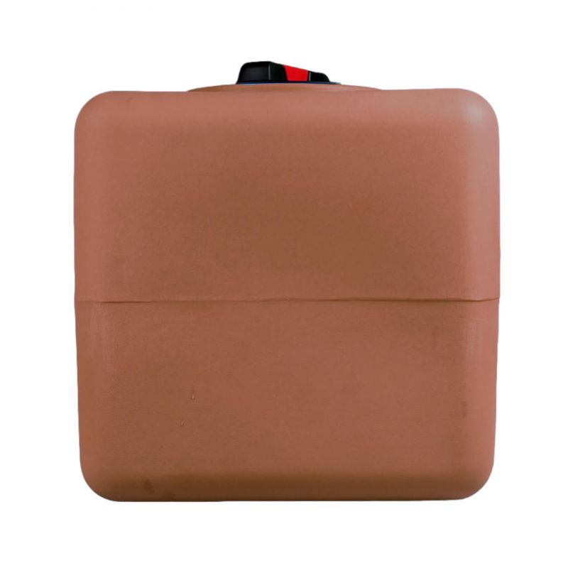 Cuve 100L aérienne de récupération d'eau - Réservoir cubique terracotta - ELBI CB100