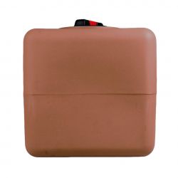 Cuve 200L aérienne de récupération d'eau - Réservoir cubique terracotta - ELBI CB200