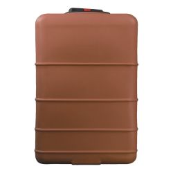 Cuve 500L aérienne de récupération d'eau - Réservoir cubique terracotta - ELBI CBA500