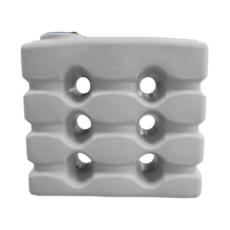 Cuve 3000L aérienne de récupération d'eau - Réservoir compact gris - ELBI CPN3000