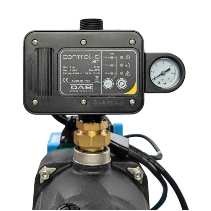 Kit complet récupérateur eau de pluie 6500L PEHD avec gestionnaire eau de ville normes NF