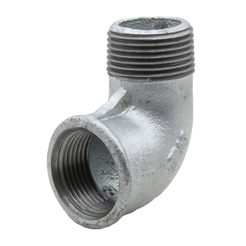 Coude galva M-F 1/2''