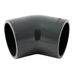 Coude 45° F-F D90 - PVC pression PN16 à coller