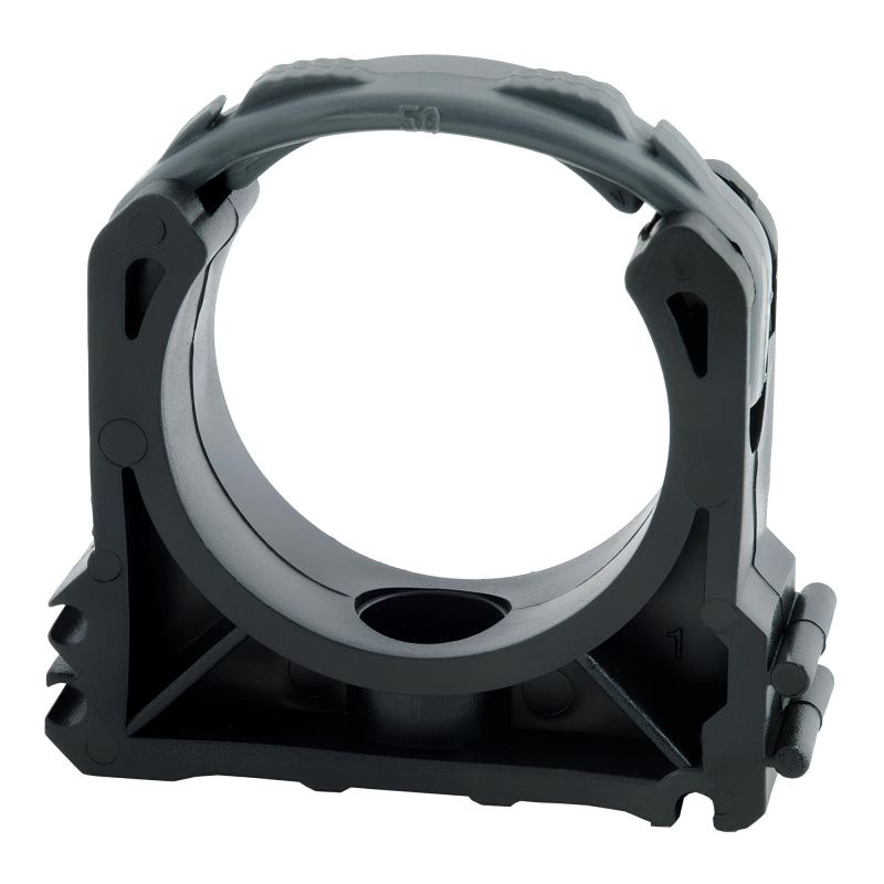 Collier de fixation D110 avec fermeture - PVC pression