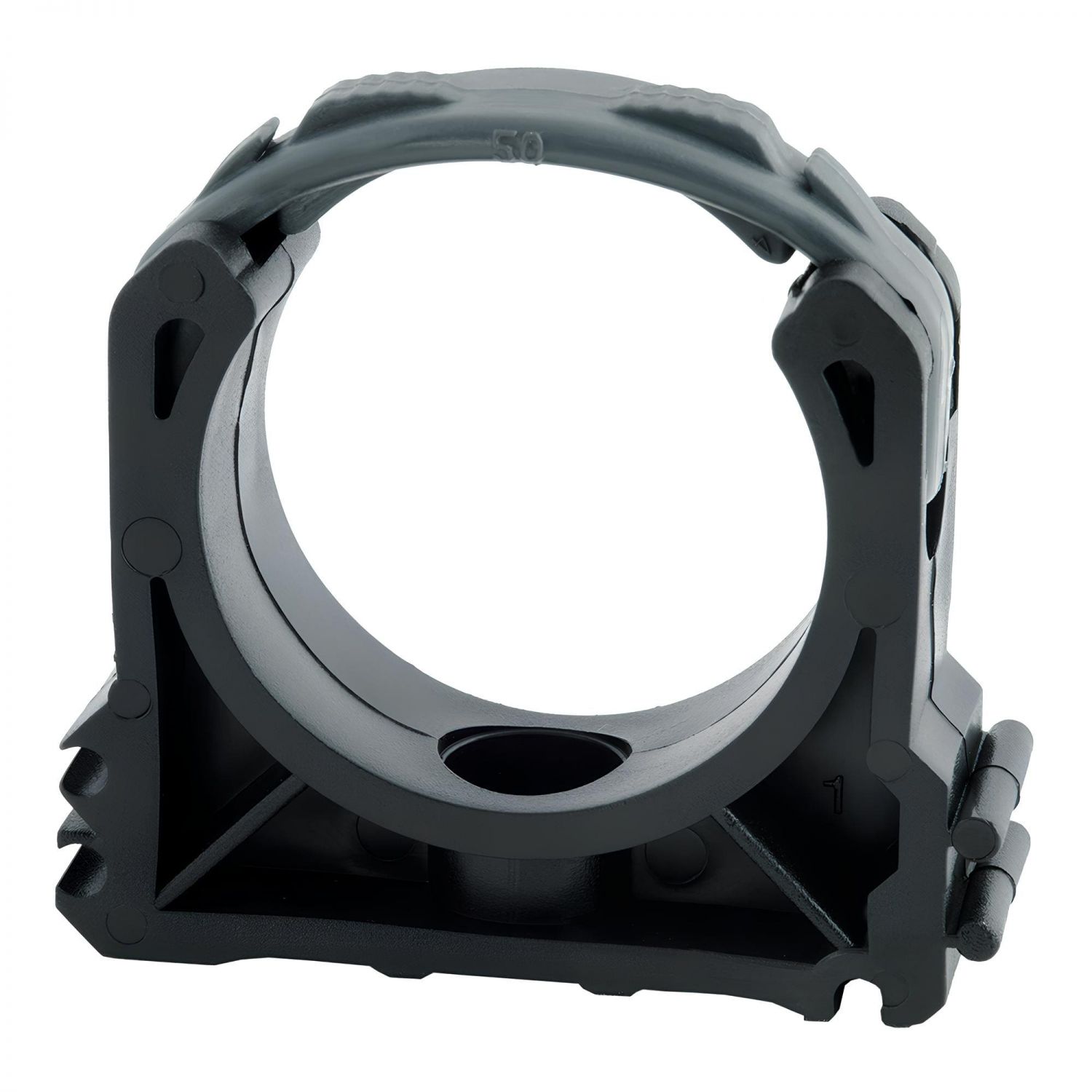 Collier de fixation D110 avec fermeture - PVC pression