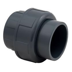 Union 3 pièces F-F D25 - PVC pression PN16 à coller