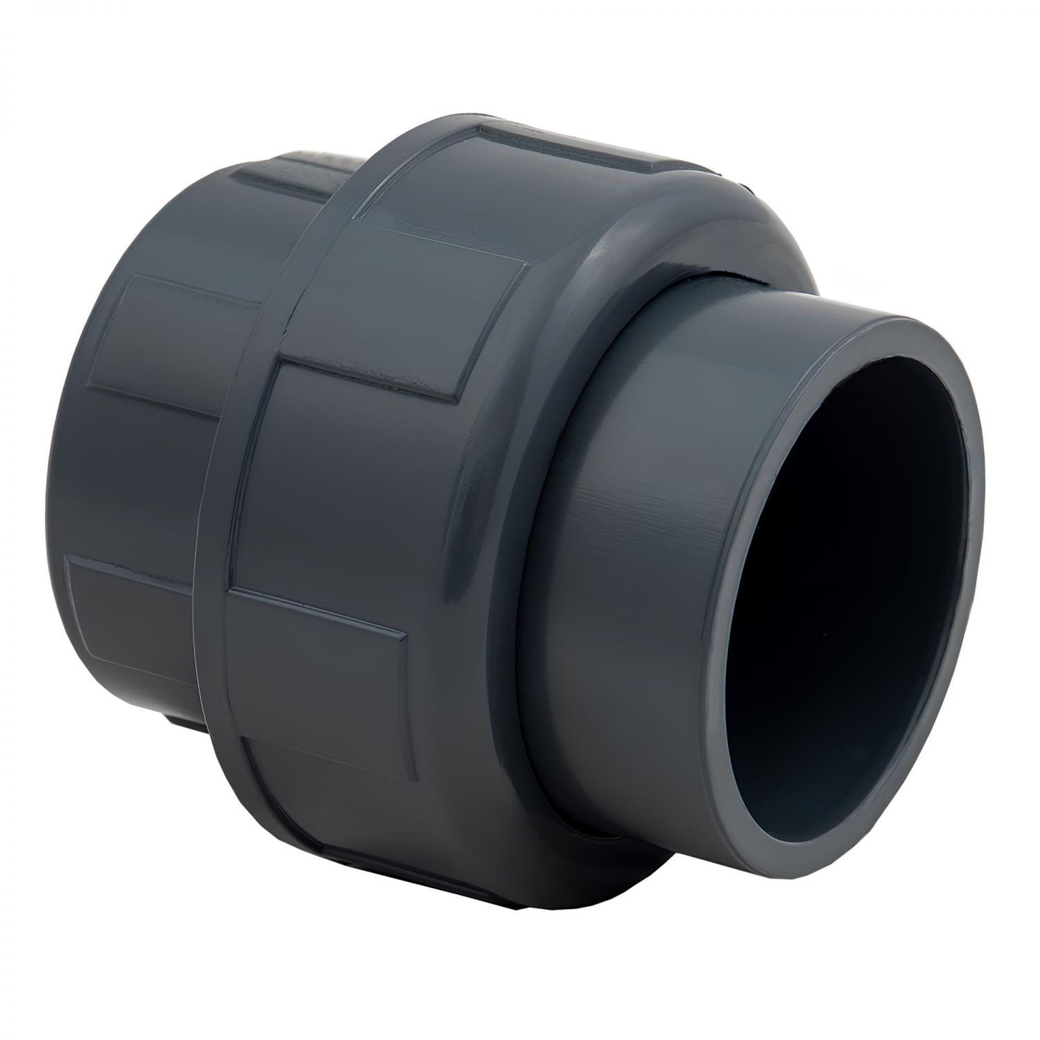 Union 3 pièces F-F D50 - PVC pression PN16 à coller