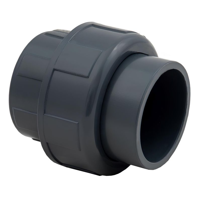 Union 3 pièces F-F D63 - PVC pression PN16 à coller