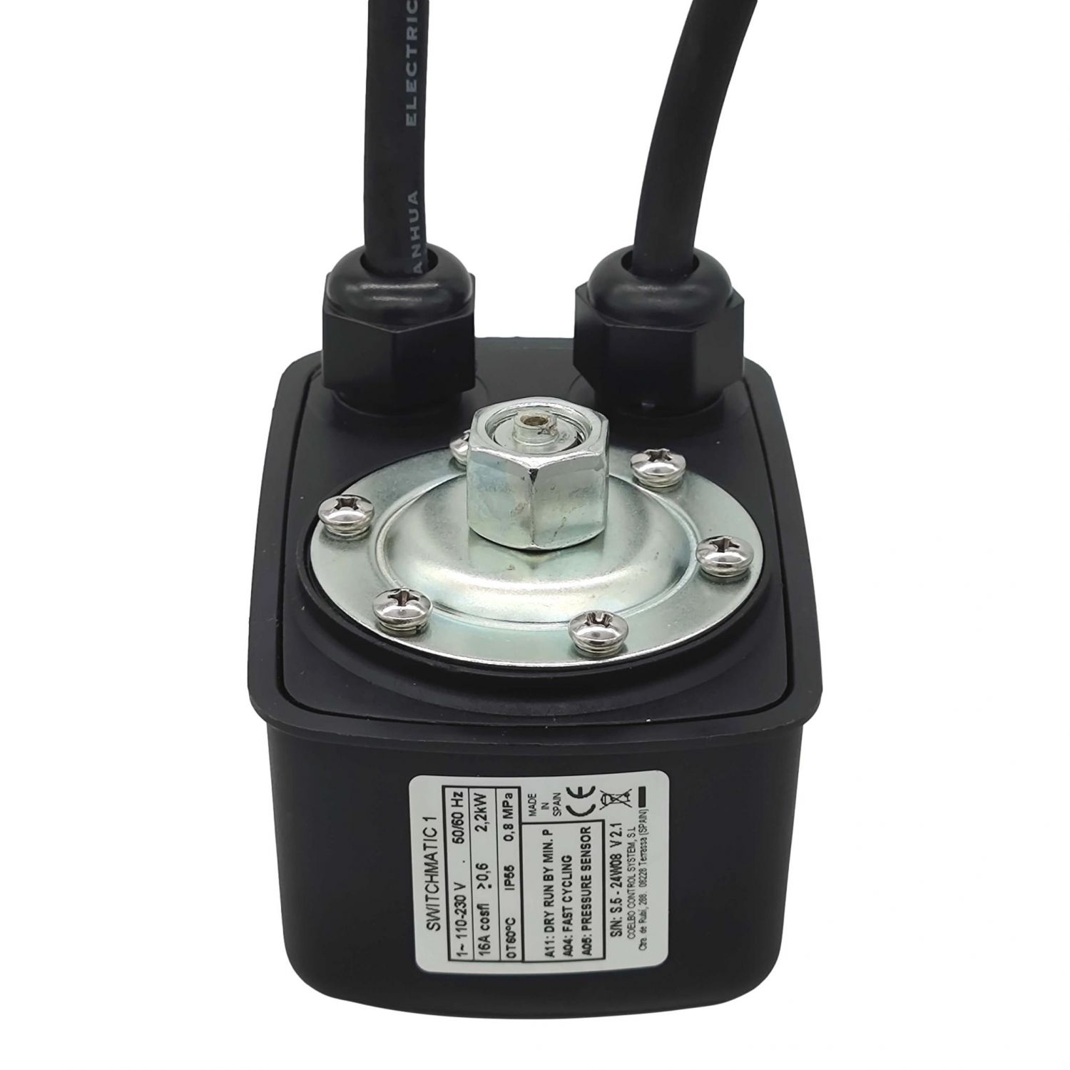 Pressostat surpresseur électronique 0-8 bars 230V - Switchmatic 1