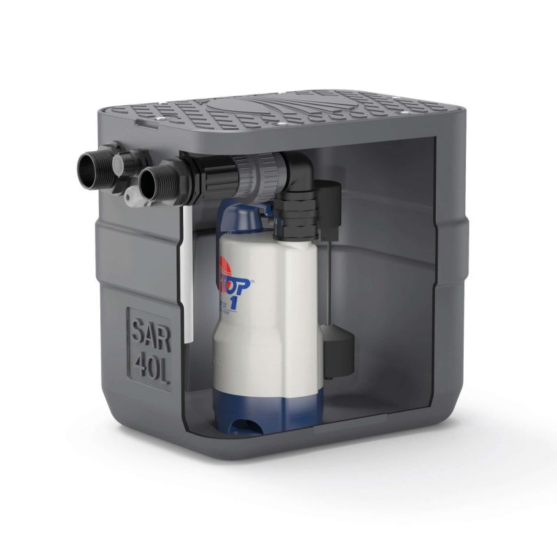 Station de relevage Pedrollo SAR 40 TOP 1 40L Eau de Pluie 220v 4.8 m3/h