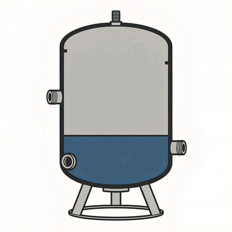 Ballon surpresseur sans vessie Elbi - Cuve galva 8 bars 500 L