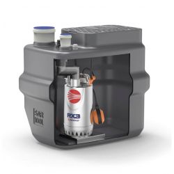 Station de relevage 220v 100L Pedrollo SAR 100 Vortex RXM 320 Eaux Usées 6 m3/h
