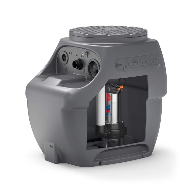 Kit Station de Relevage Pedrollo SAR 250L VXm 15/50 Complet 220V 21 m3/h