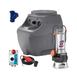 Kit Station de Relevage Pedrollo SAR 250L VXm 10/50 Complet 220V 18 m3/h