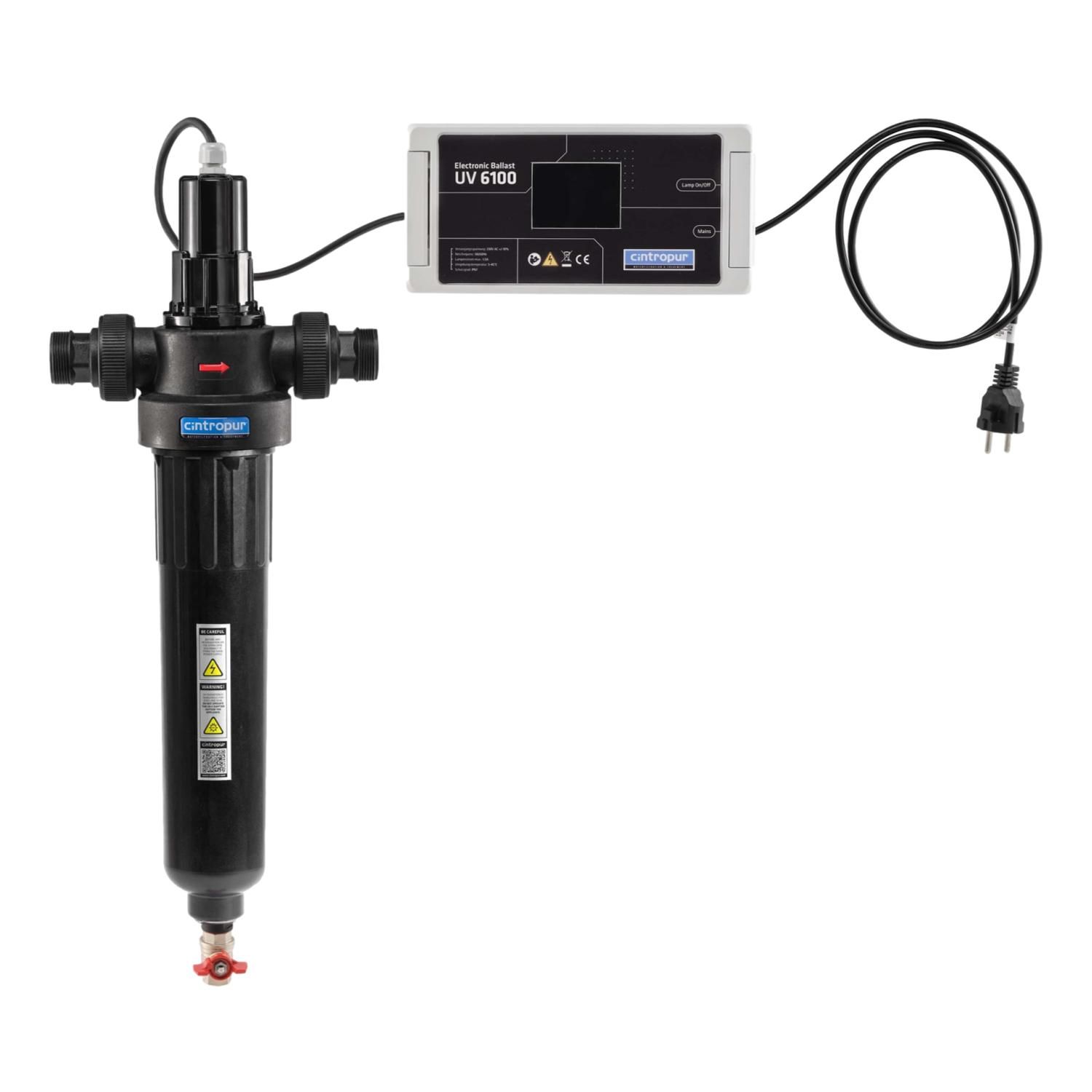 Stérilisateur UV eau potable 60W - 5,5m³/h - Cintropur UV 6100