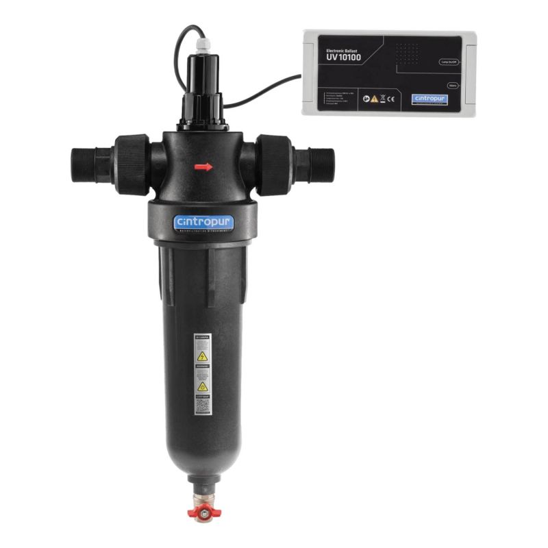 Stérilisateur UV 95W + filtre charbon actif Cintropur Trio-UV 10100