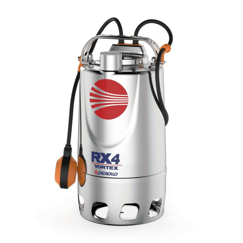 Pompe de Relevage 220v Pedrollo RX M 420 Vortex Eaux Usées avec Flotteur 12.6 m3/h 0.75 kW