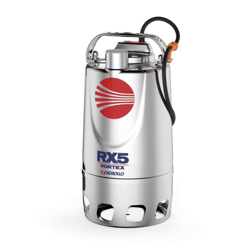 Pompe de Relevage Pedrollo RX Vortex 540 Eaux Usées 1.1 kW triphasé 380v 14.4 m3/h