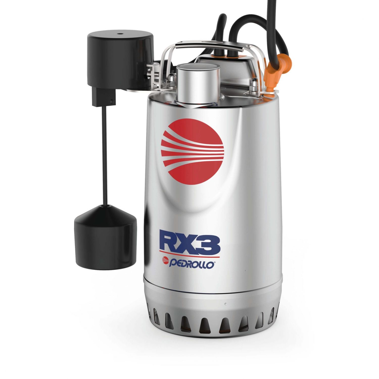 Pompe de Relevage 220v Pedrollo RX M3GM Eau de Pluie Flotteur Vertical 9.6 m3/h 0.55 kW