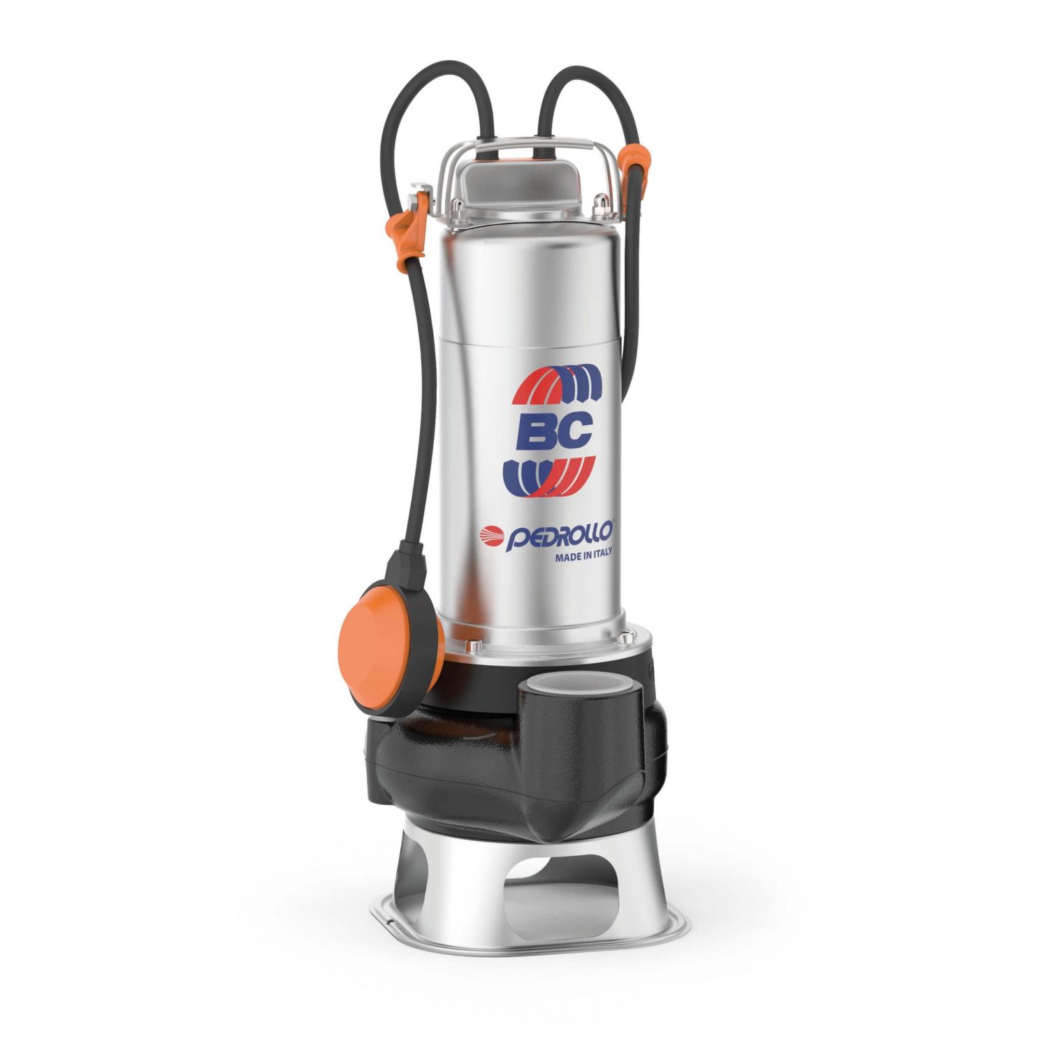 Pompe de Relevage Bi-canal gros débit Pedrollo BCm 15/50 Eaux Chargées avec Flotteur 220v 21 m3/h 1.10 kW