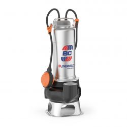 Pompe de Relevage Bi-canal gros débit Pedrollo BCm 10/50 Eaux Chargées Flotteur intégré mono 18 m3/h 0.75 kW