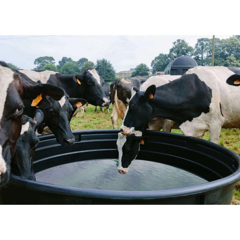 Bac de pâturage Rototec QUALIBAC Grand troupeau 1100L circulaire