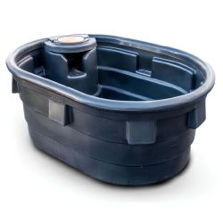 Bac de pâturage Rototec QUALIBAC haut débit 500L ovale
