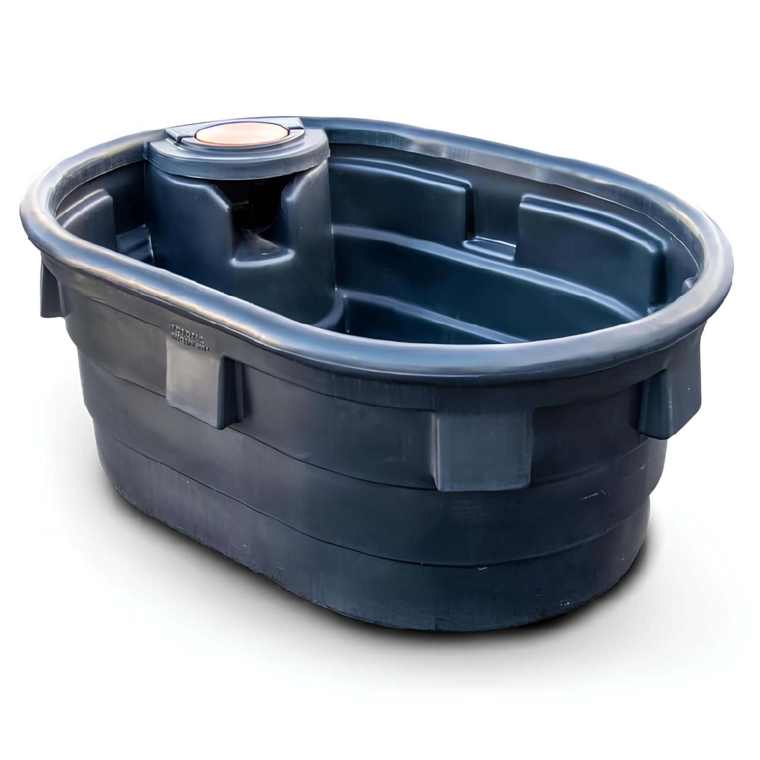 Bac de pâturage Rototec QUALIBAC haut débit 500L ovale