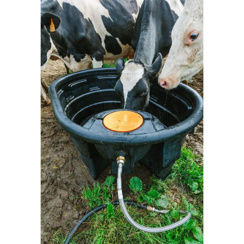 Bac de pâturage Rototec QUALIBAC haut débit 500L ovale