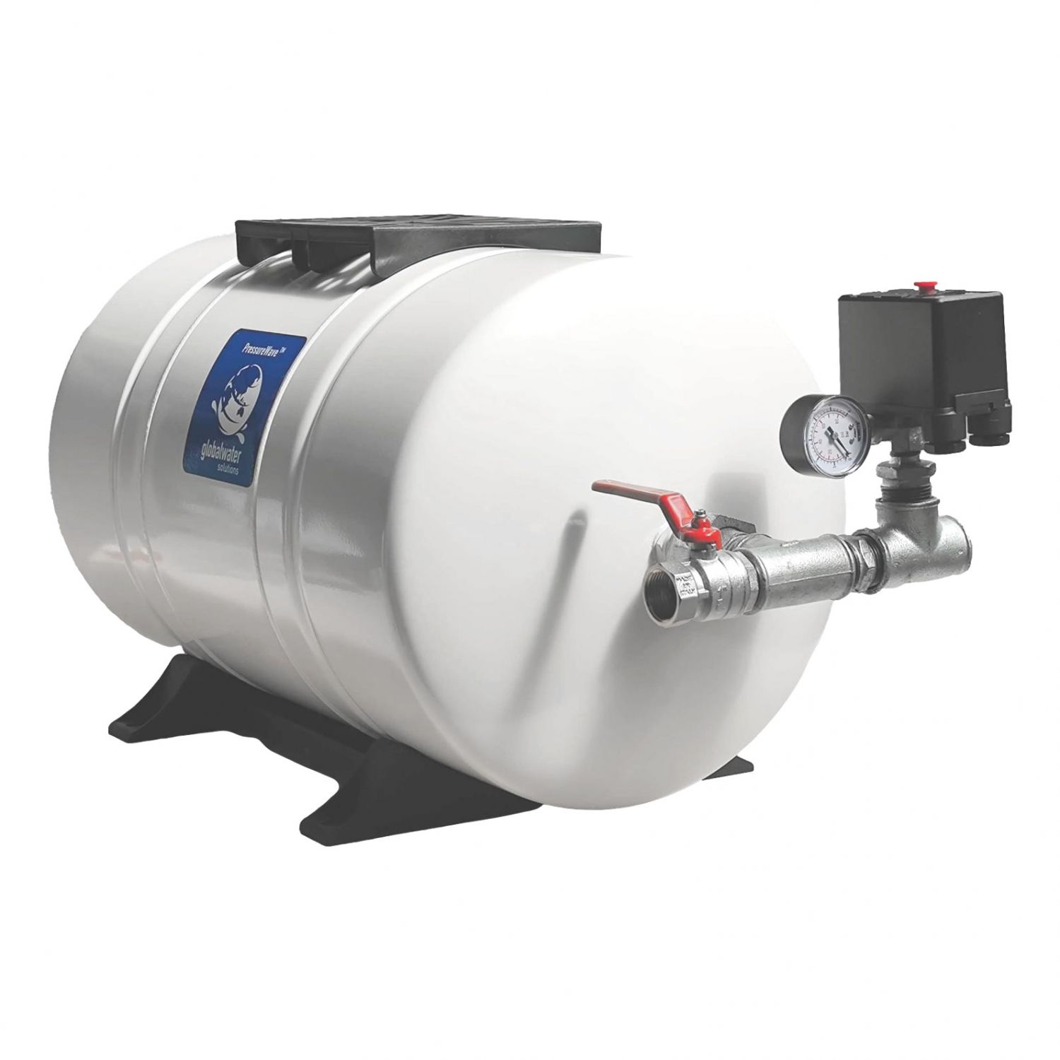 Kit complet ballon surpresseur à diaphragme PWB 100L horizontal