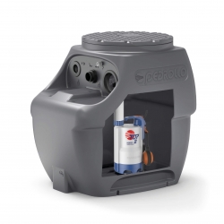 Station de relevage 250L Pedrollo SAR 250 TOP 2 Vortex Eaux Usées mono 6 m3/h