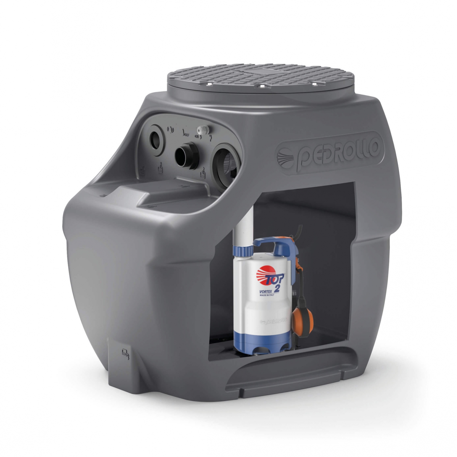 Station de relevage 250L Pedrollo SAR 250 TOP 2 Vortex Eaux Usées mono 6 m3/h