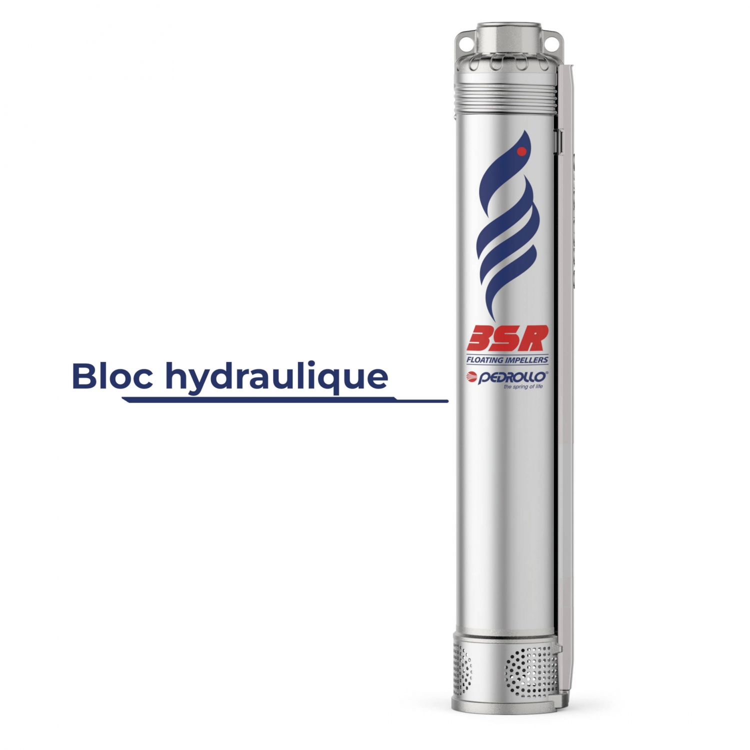 Pompe Immergée Triphasé 380V 3" PEDROLLO 0.75kW 3SR-2/28 1.8 m3/h à 9.1 bars